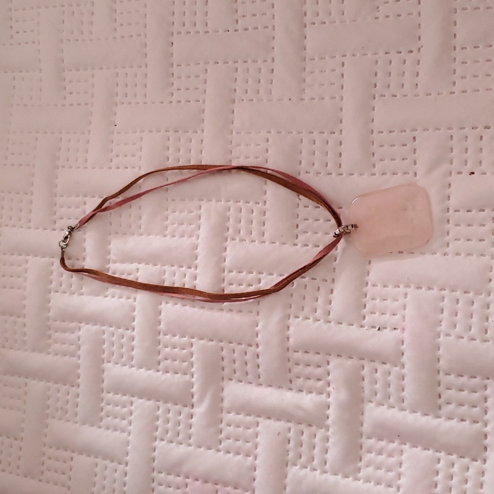 Pink Jade neckace